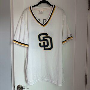 San Diego Padres Tyson Ross 38 Promo Jersey Top Mens size XL Short Sleeve V-Neck
